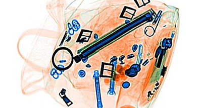 安檢機的物質識別能力